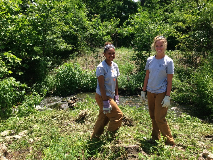 Nature Works crew members