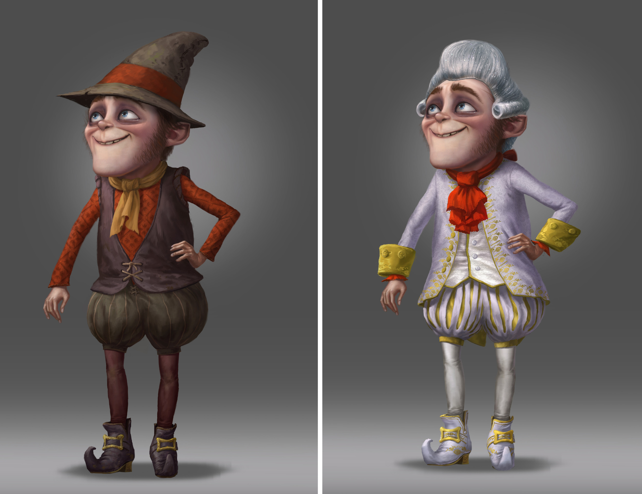  Shrek Forever After, DWA Character design painting    