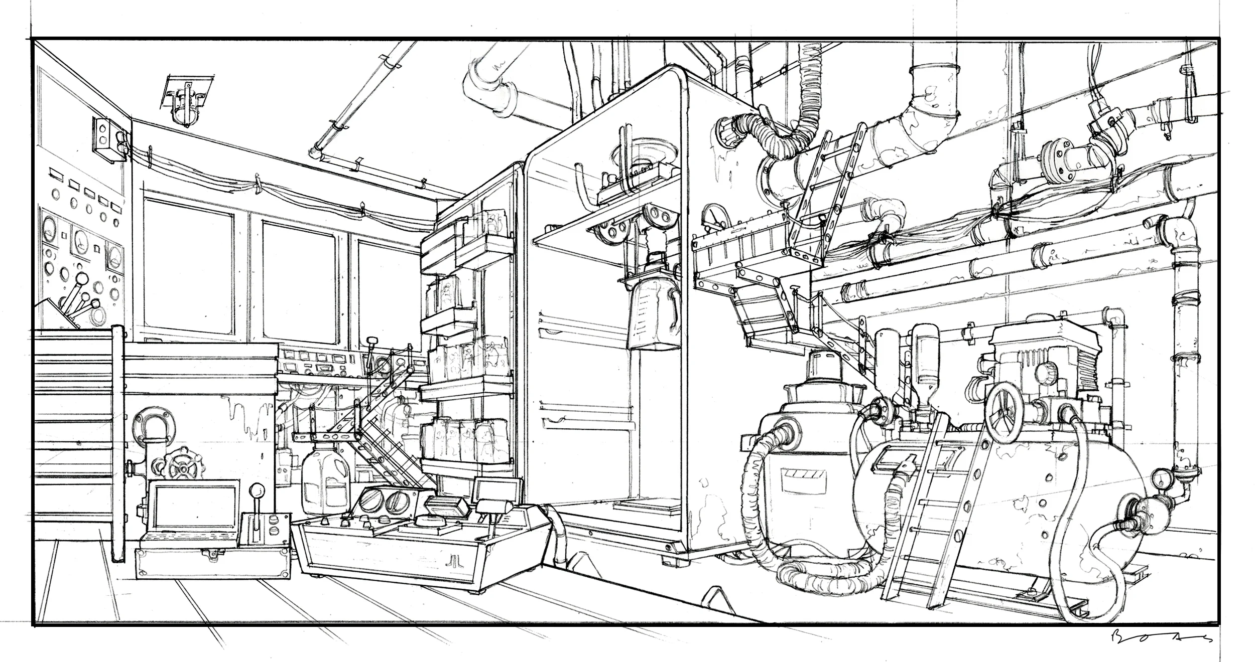 Flushed Away, DWA Control room design