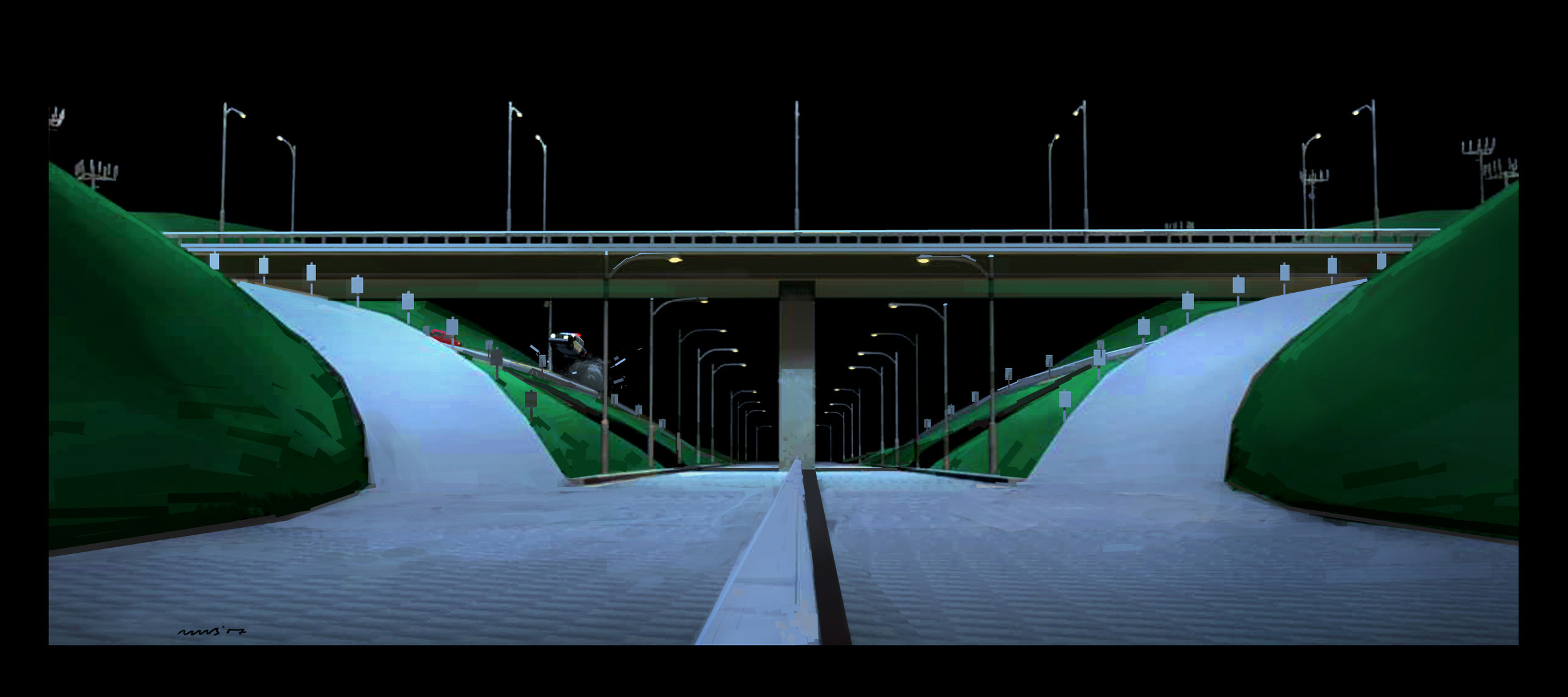 FREEWAY, Personal project "Police chase"