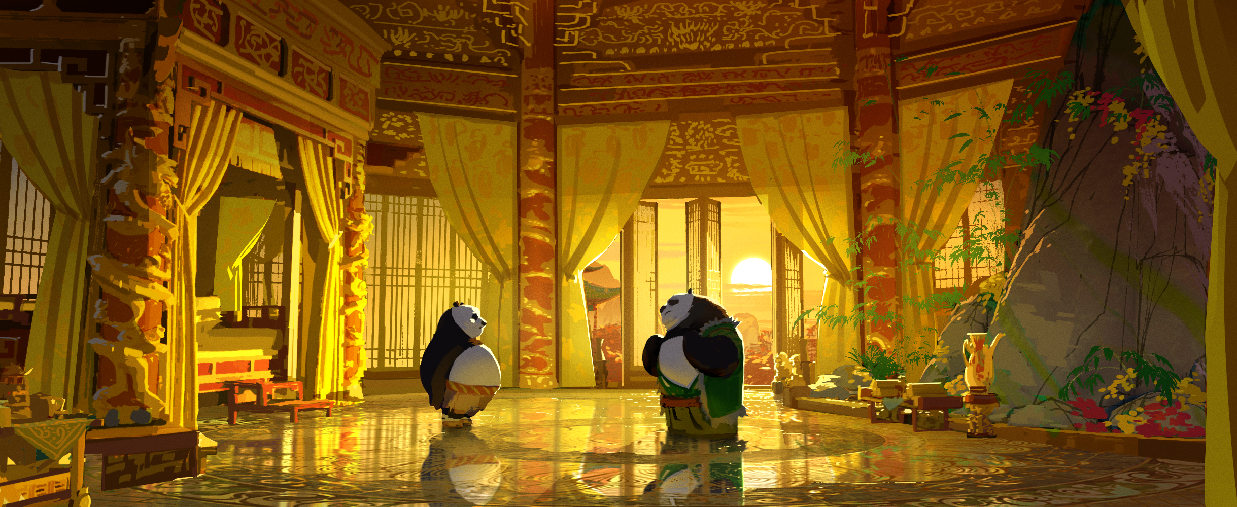  Kung Fu Panda 3, DWA Color key - Chrysanthemum suite 