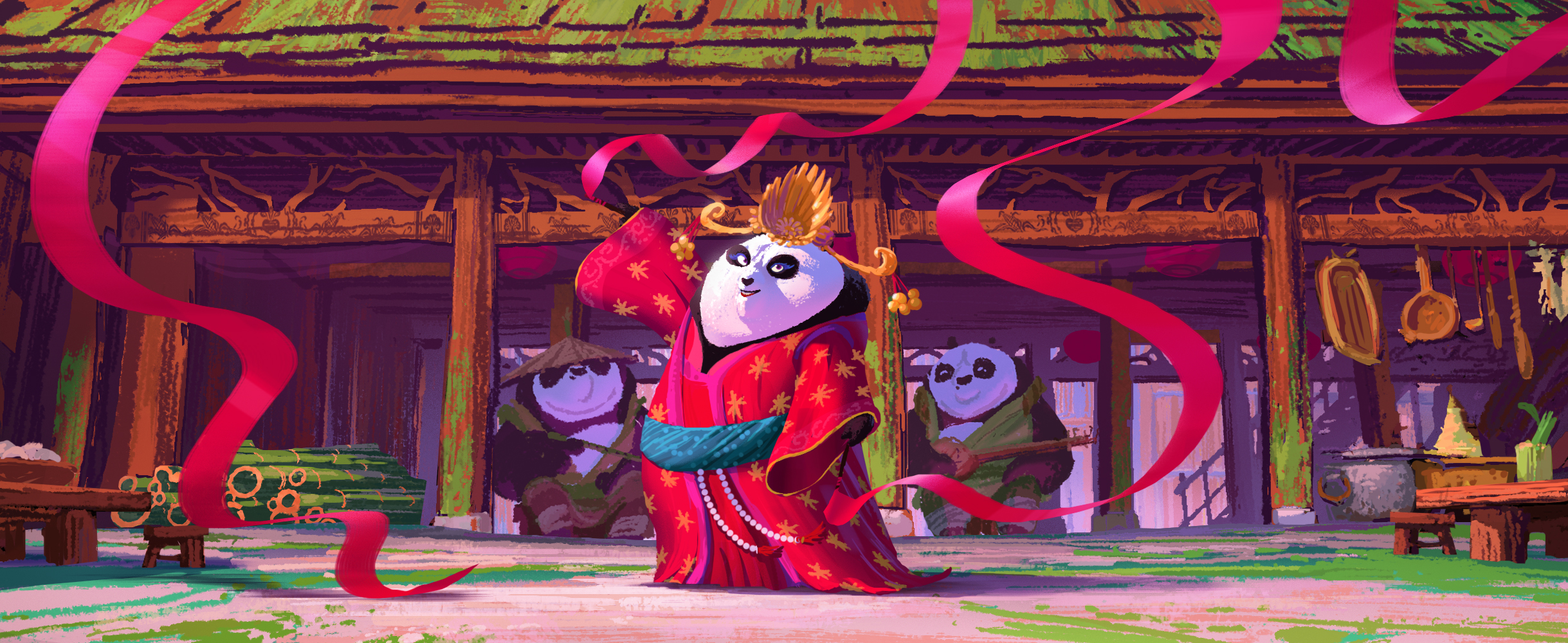 Kung Fu Panda 3, DWA Color key