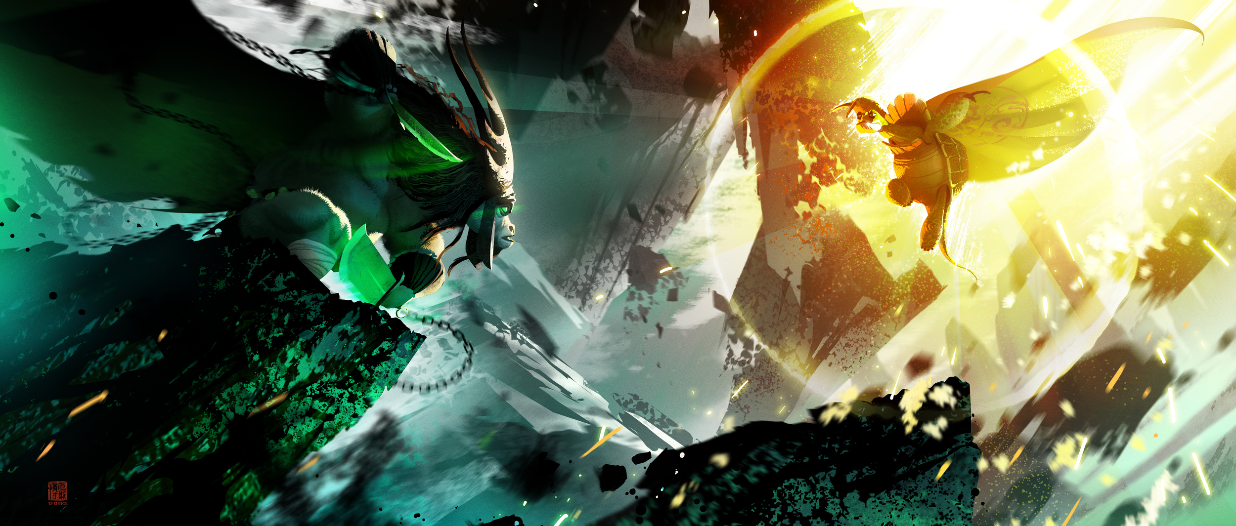  Kung Fu Panda 3, DWA Concept painting - Spirit Realm 
