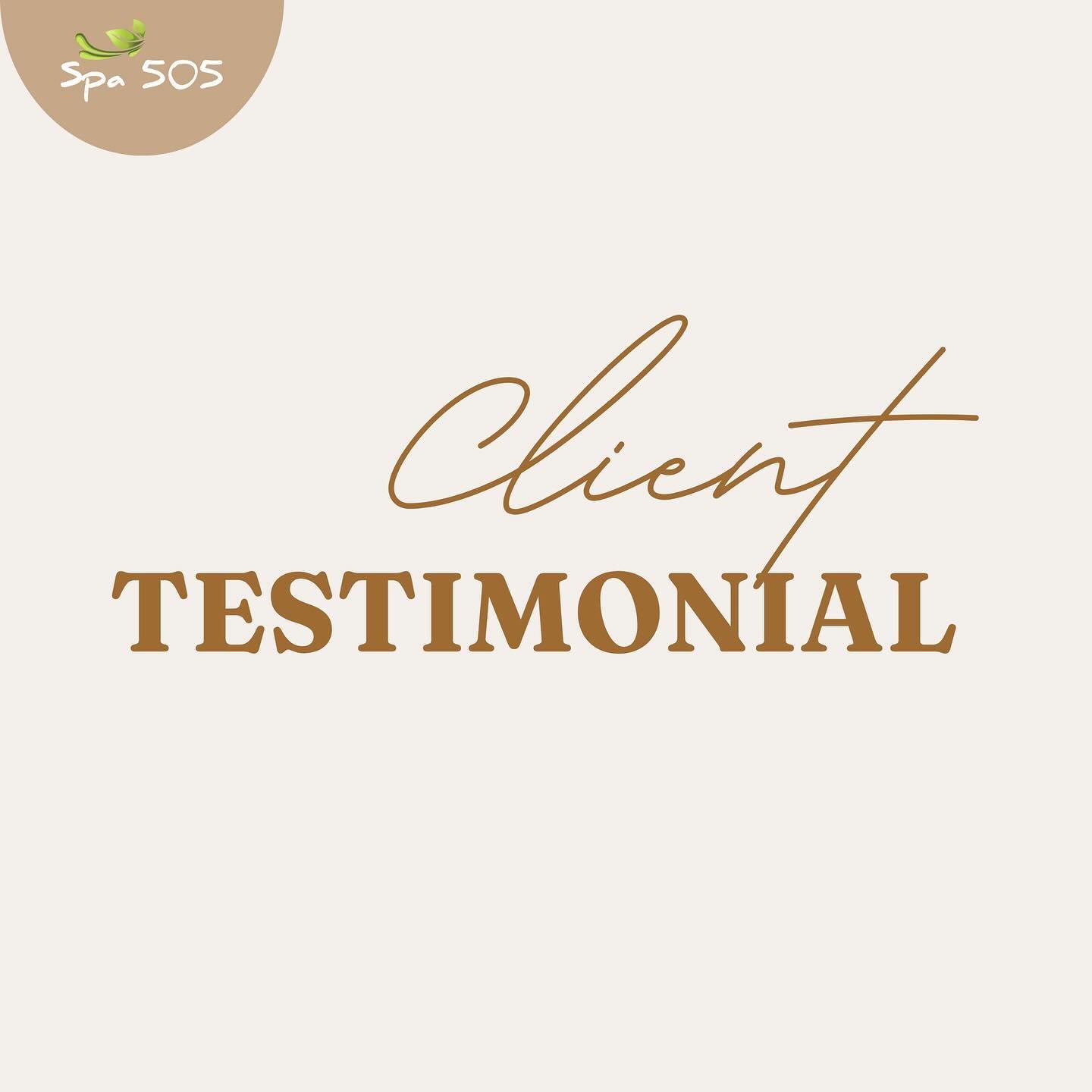 🍃&quot;I will return monthly as this is a wellness treatment...&quot;

✨Are you new to Spa 505 and still hesitate whether to choose us or not? Then, you must read our lovely client review about his/her experience at Spa 505!

🤍Thank you client Cat 