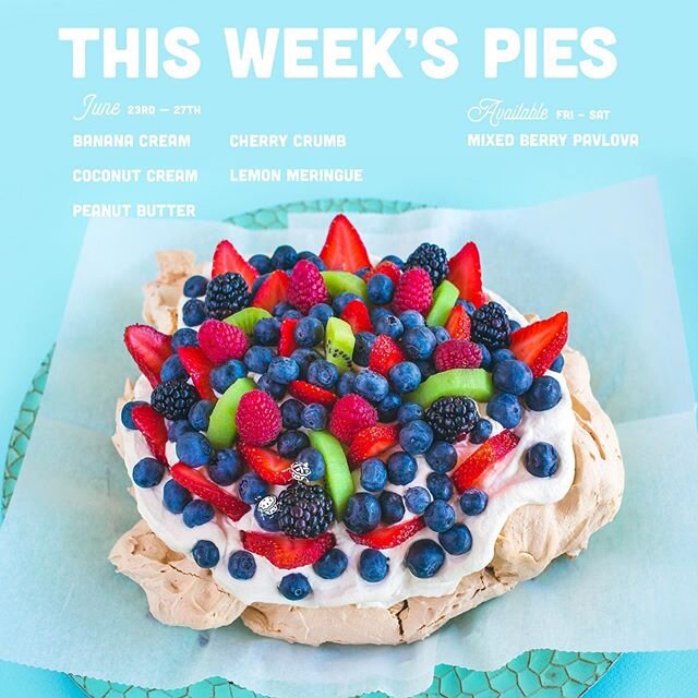 Great Silver Pegasus &mdash; Our infamous Mixed Berry Pavlova-aah-🎶 is now back in season and will be here until the end of August! ✨☁️🎶 These fluffy clouds of intoxicating meringue made in a special process is topped with lovely chantilly and a me