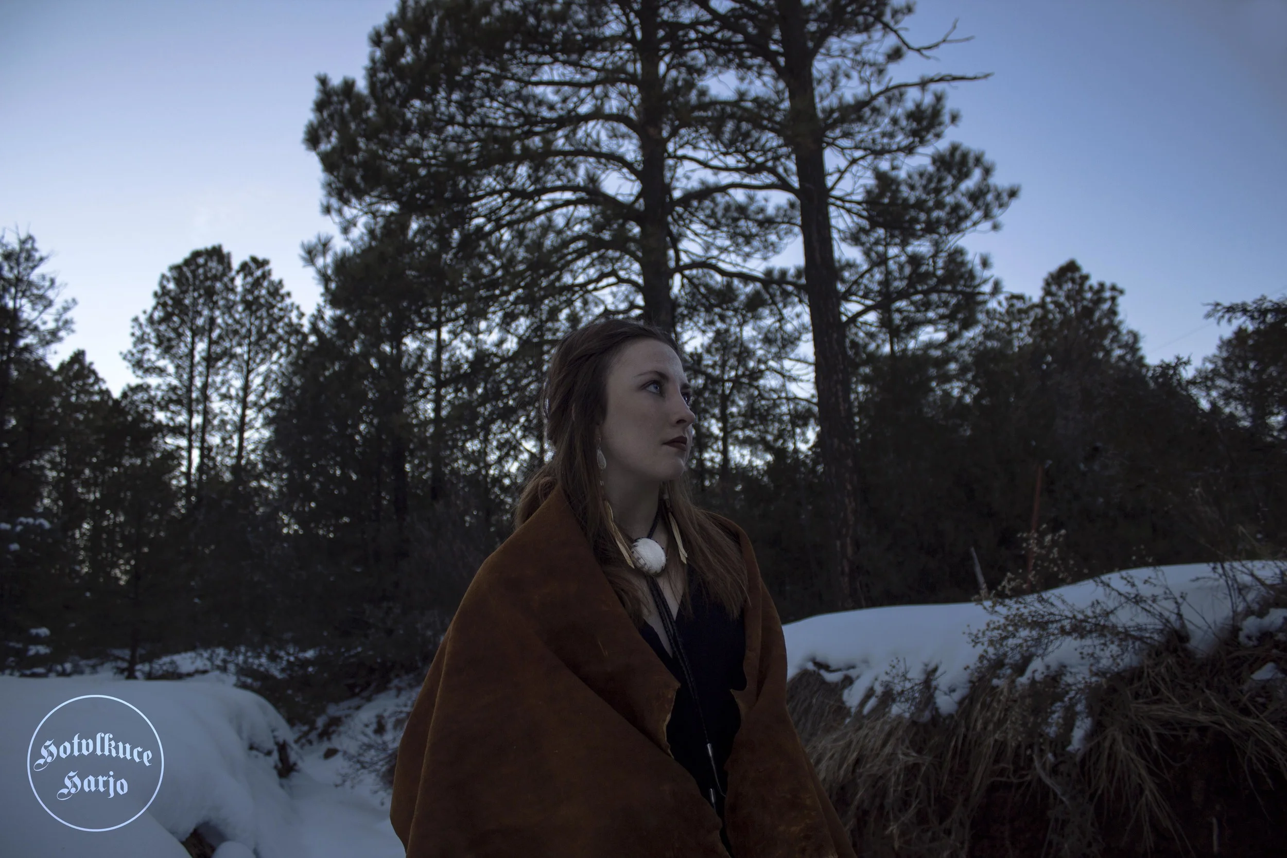 After seeing “The Revenant,” Sasha LaPointe and her friends captured these images of themselves. As LaPointe says “there is a power in visibility.” (Photo by Hotvlkuce Harjo)