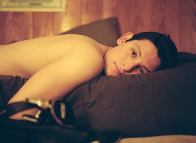 Alex on his bed, June 2013, San Fernando, California 