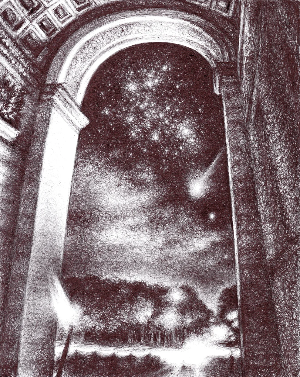 Wish , 2013 Ballpoint pen on paper 10"x8"