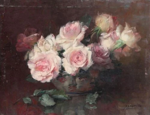 Still Life with Roses.Julien Stappers.