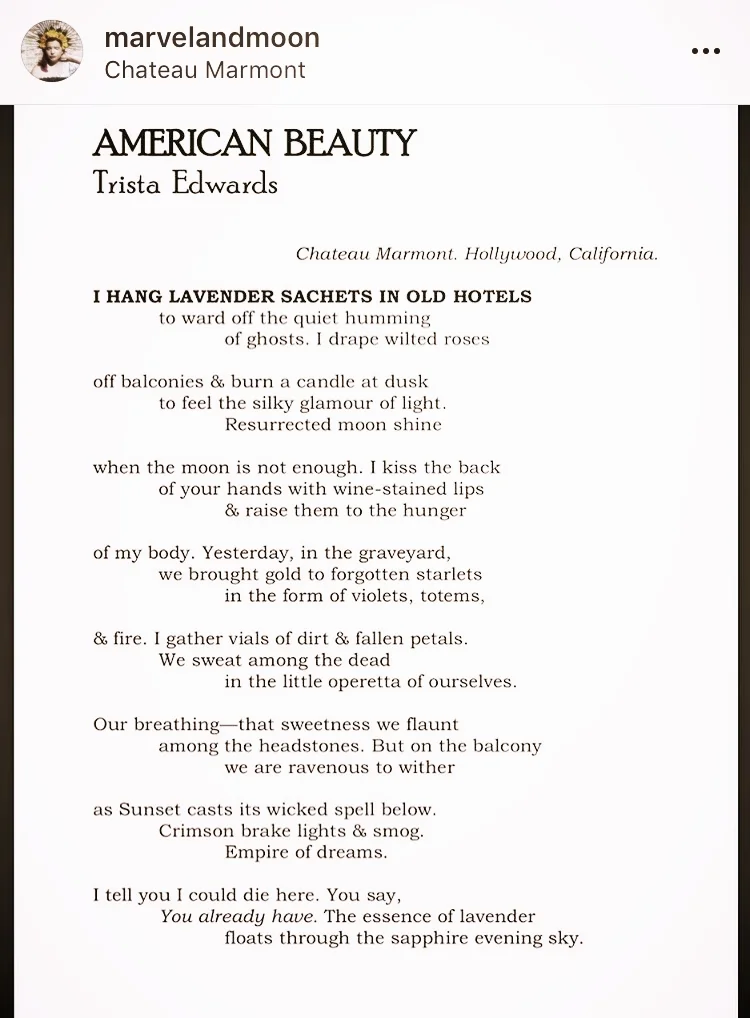 Poem inspired by my night at the Chateau. Published in FlapperHouse. 