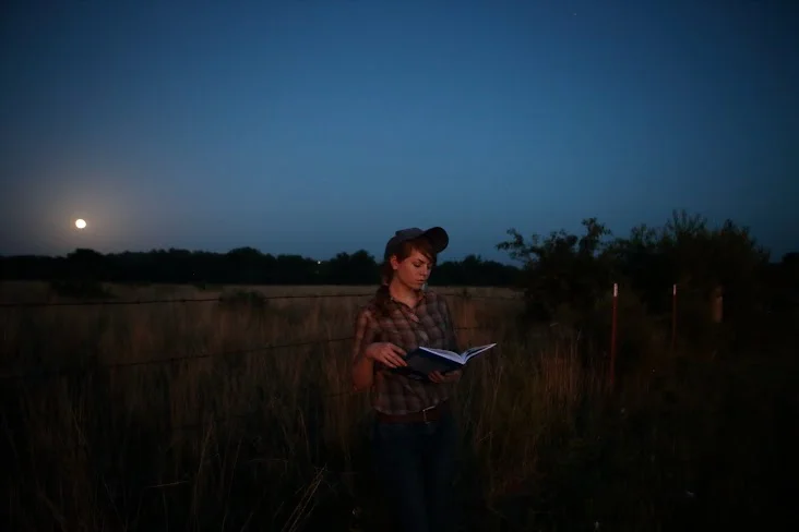  "Field work." C. 2014 Photo credit: Jay Erker 