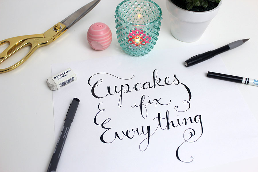 How To Do Hand Lettering, The Easy Way — xFallenmoon