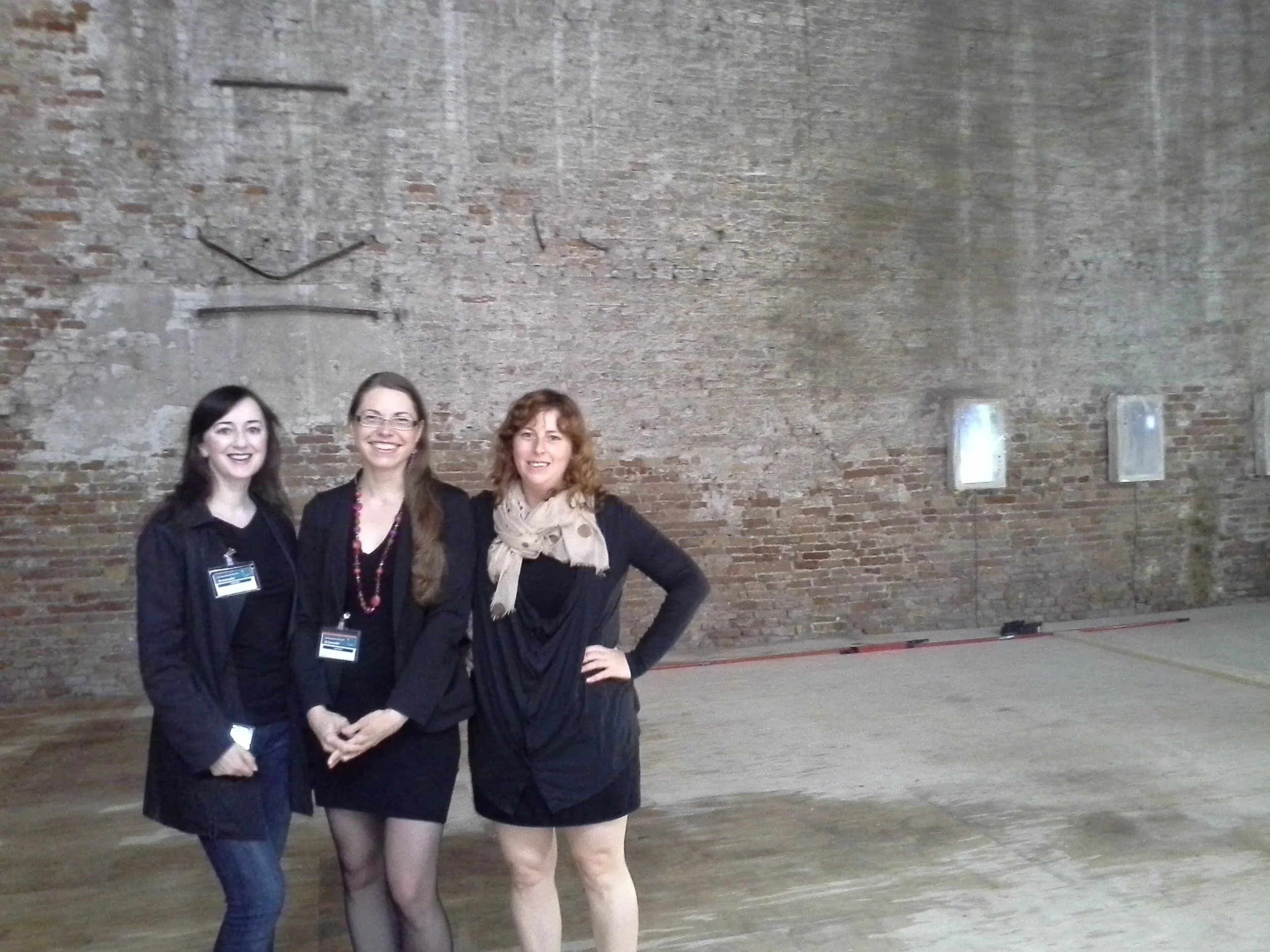 From left: Anne Barlow, Alise Tifentale, and Courtenay Finn. 2013.