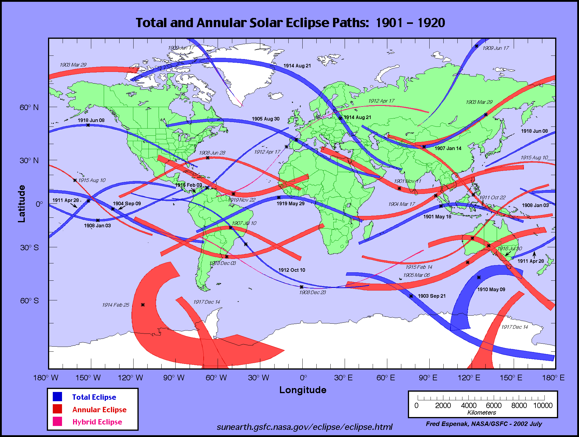 Fred Espenak, World Atlas of Solar Eclipse Paths. Eclipse Predictions by Fred Espenak, NASA's GSFC (2008), https://eclipse.gsfc.nasa.gov/SEatlas/SEatlas.html
