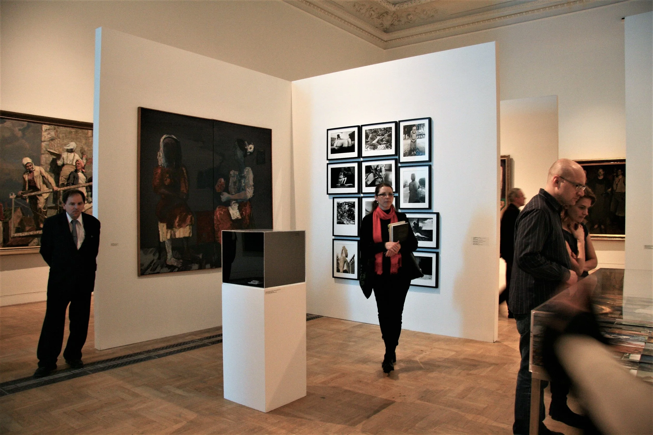 At the exhibition Gender Check at the Zachęta National Gallery of Art, Warsaw. Photo: © Zenta Dzividzinska.
