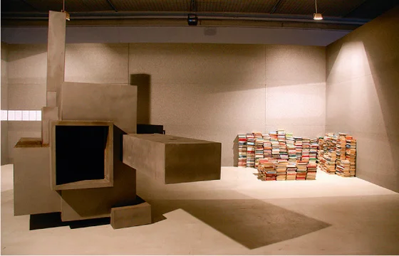 Kevin van Braak. Books for Burning? Object. 2009. Photo: © Alise Tifentale.