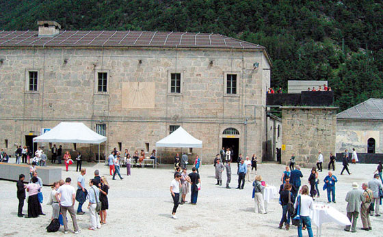 Acoustic art in Fortezza. Photo: Alise Tifentale.