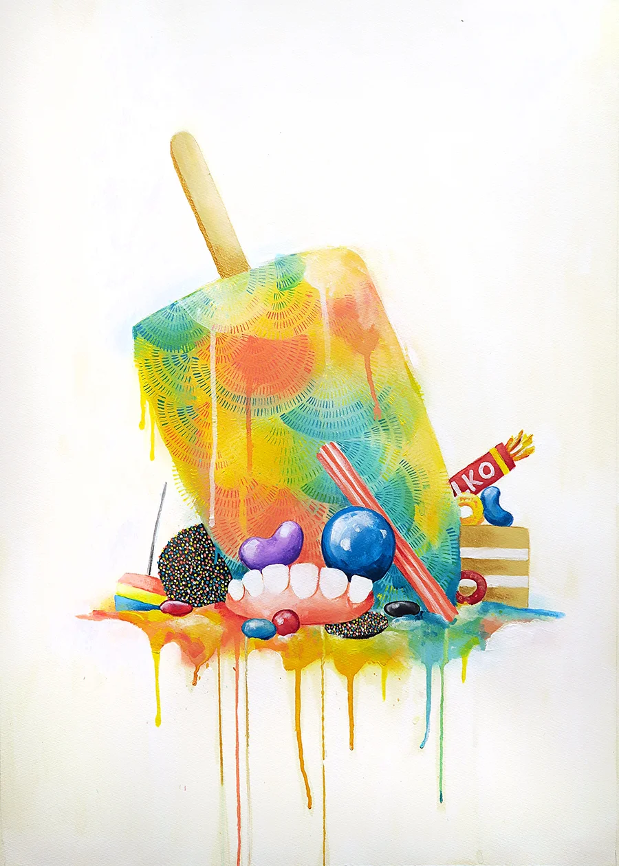 Saturday Afternoon Splattered