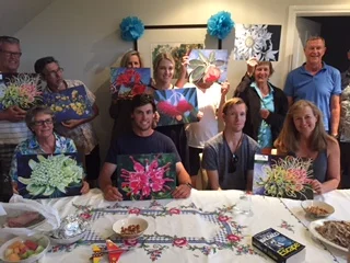 Wildflower Placemat and Coaster fans...