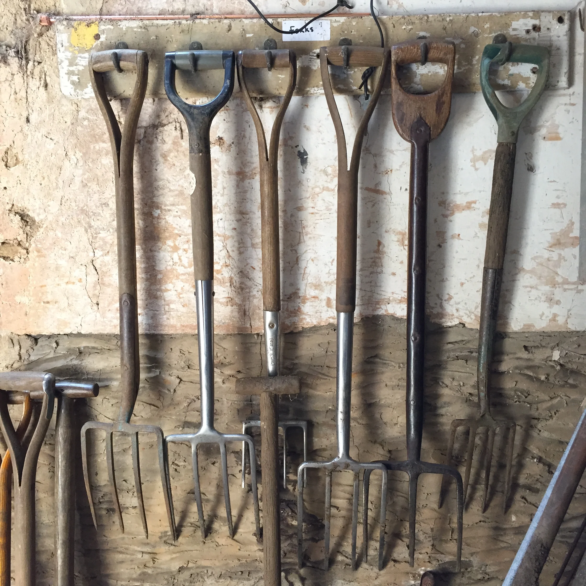  There is something deeply satisfying having rows of tools hung in the potting shed waiting patiently for their time in the sun. Now our challenge is to try and look after them!&nbsp;  Watch this space as our obsession may mean we have tools to sell 