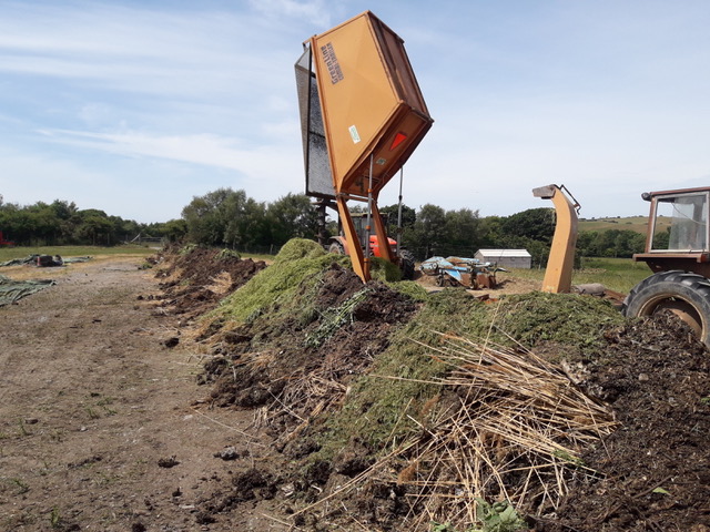 Building the windrow