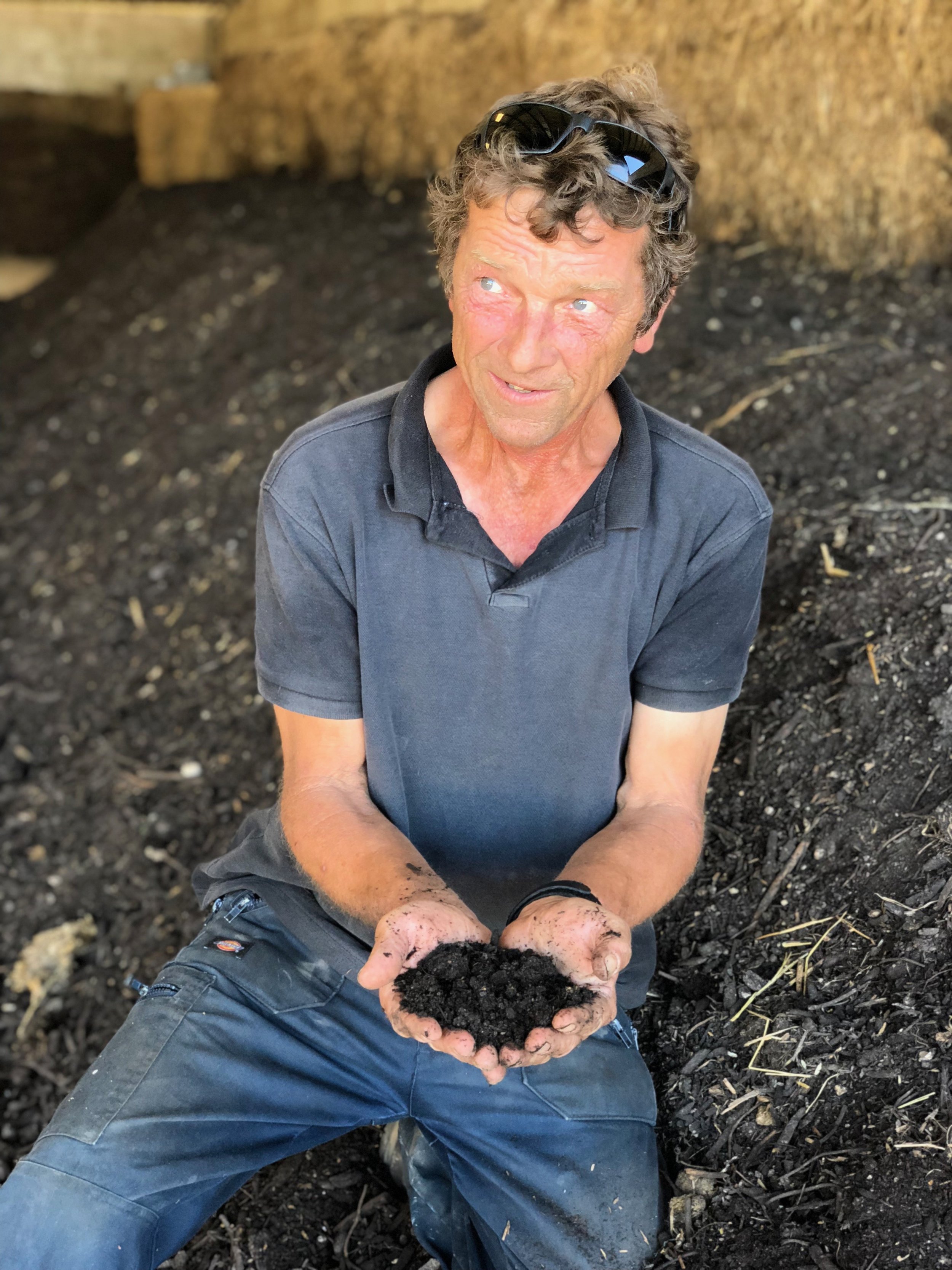 Stuart Kimber and compost