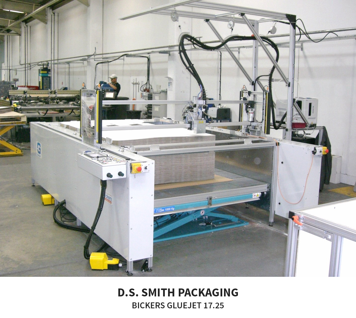 Bickers Gluejet CNC Glue Plotter Gluer
