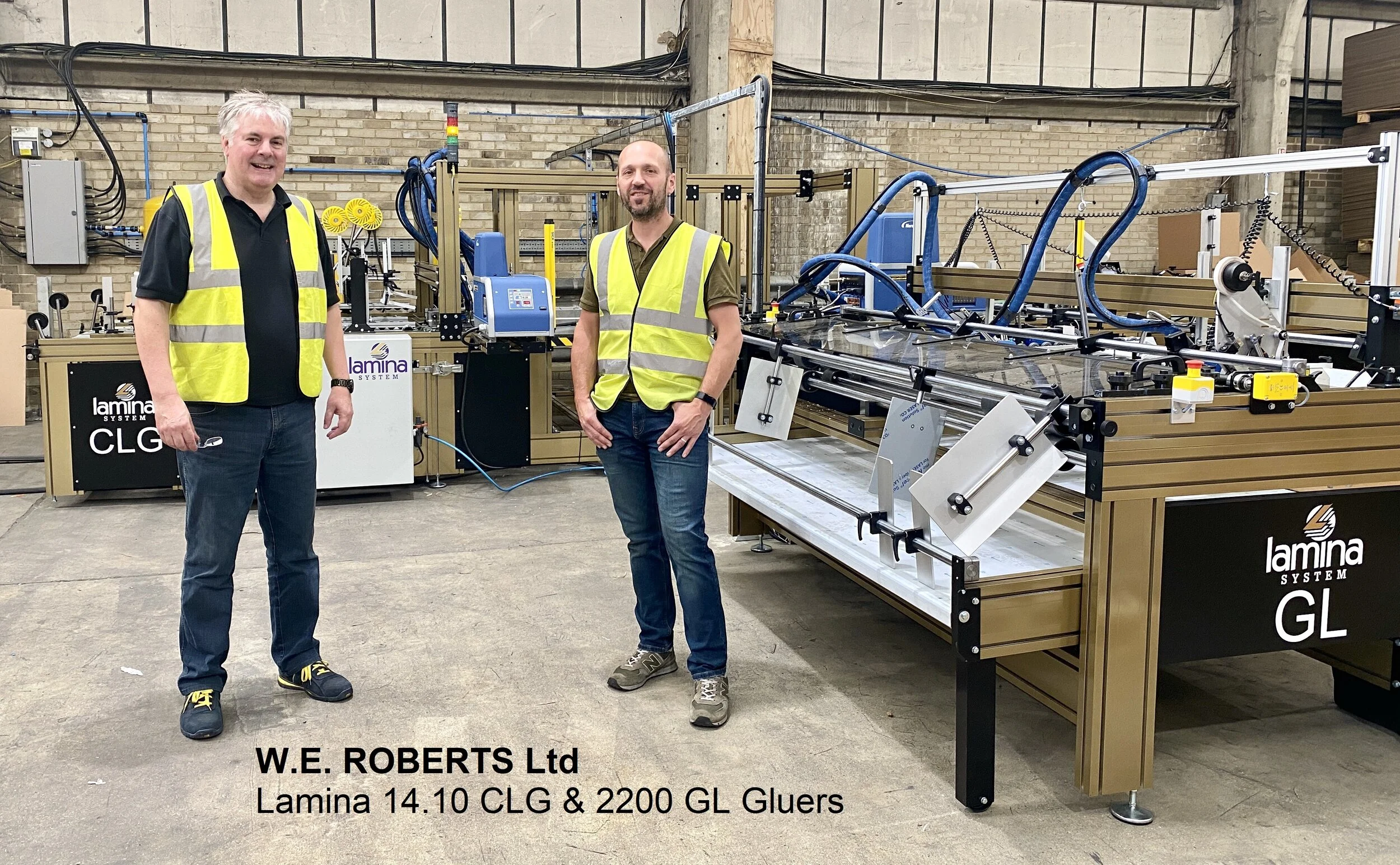 2 LAMINA GLUERS at W.E. ROBERTS Ltd.