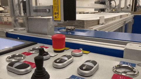 XY Glue Plotter from Bickers of Germany.