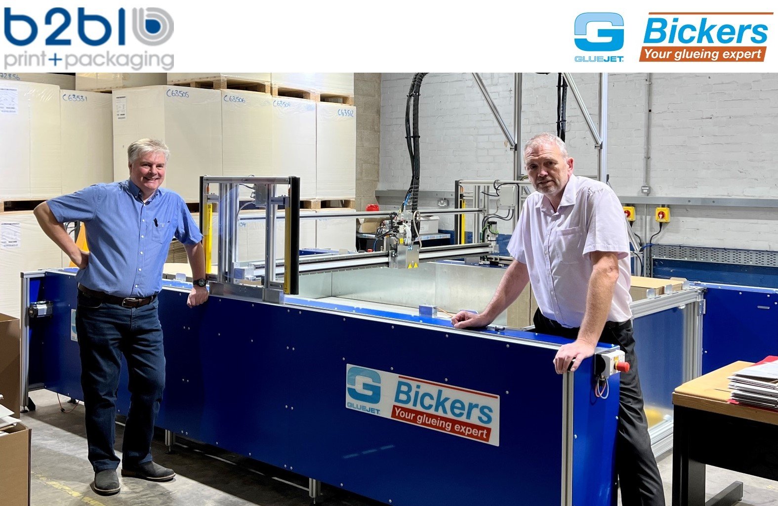 XY Glue Plotter at B2B1 print Solutions