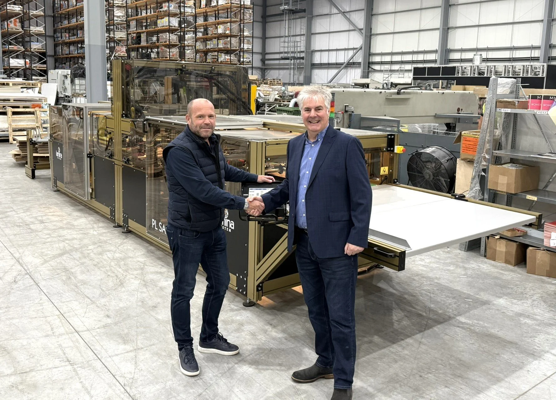 Lamina Packline installed at Delta Display