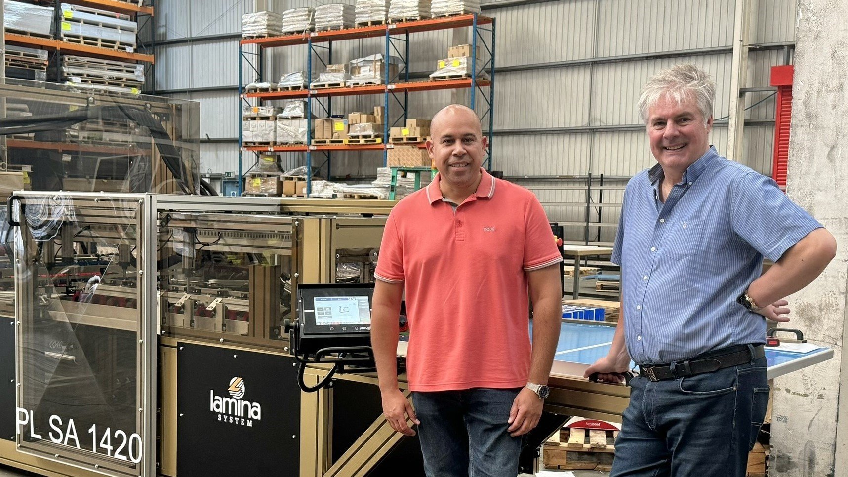 LAMINA PACKLINE SA INSTALLED at AUGUSTUS MARTIN.