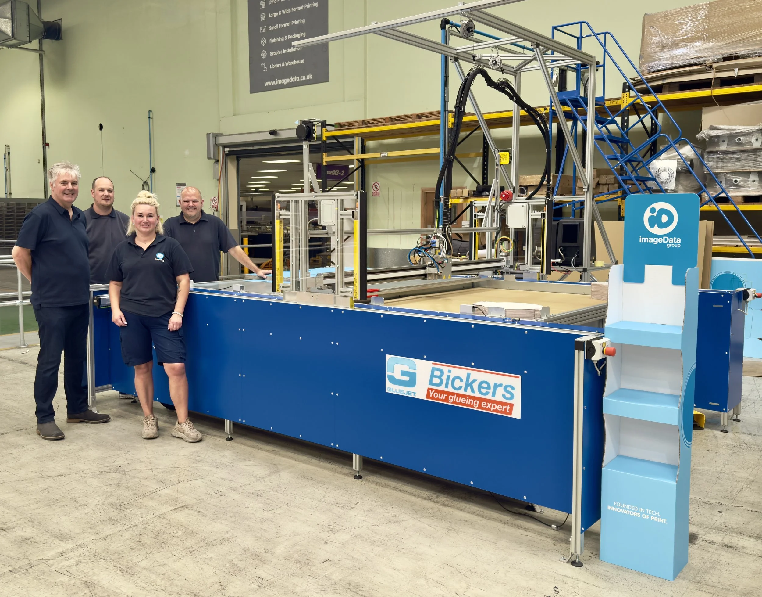 Bickers GLUEJET® installed at Image Data Group.