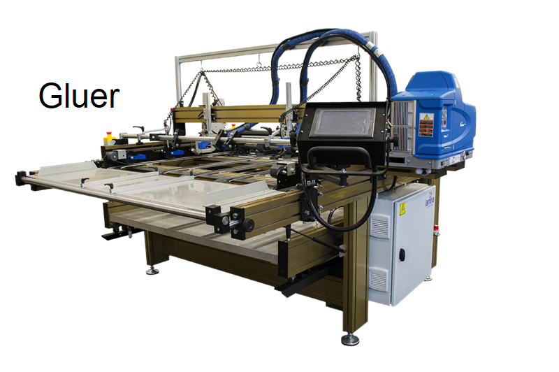 Lamina in-line gluer