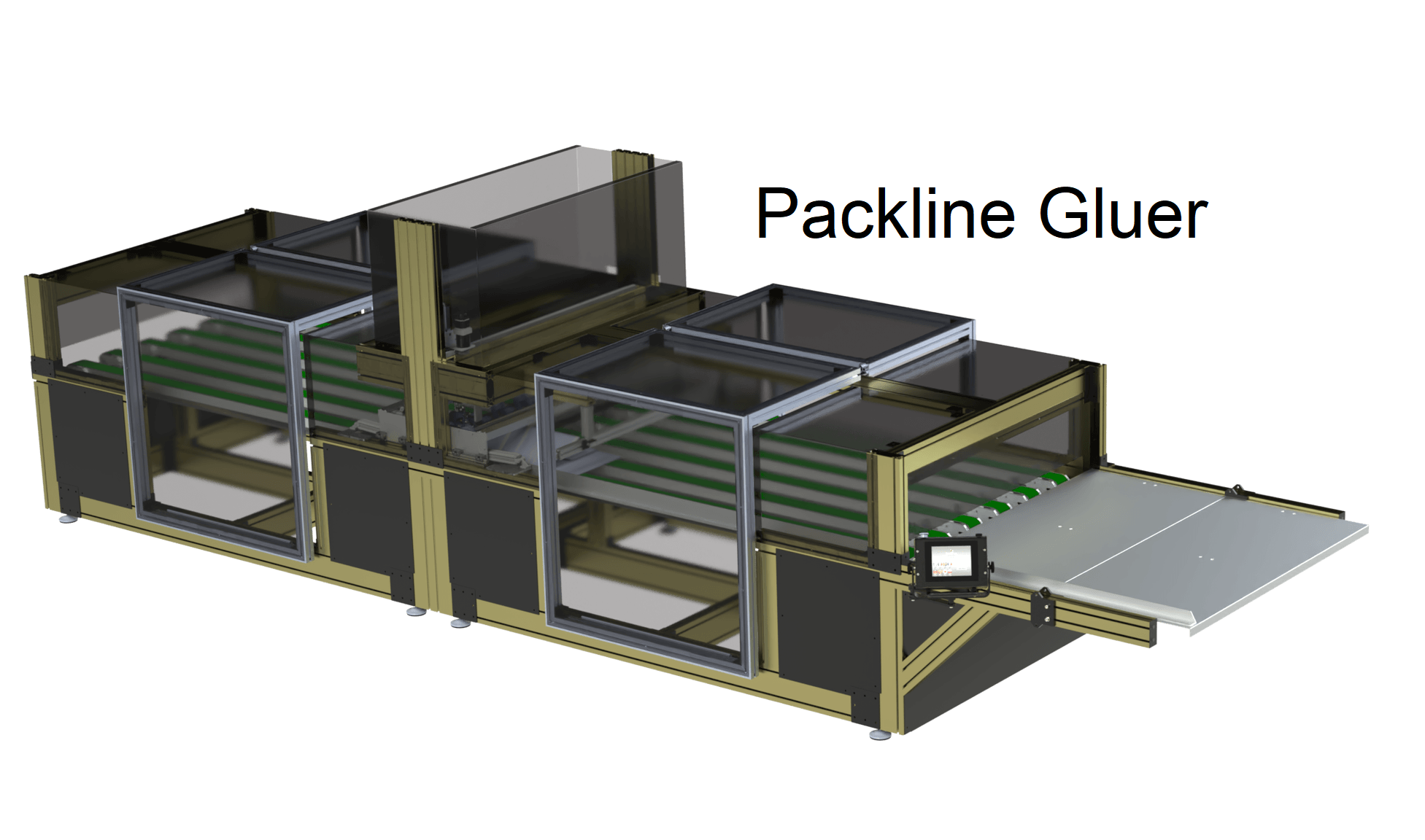 Flat Pack gluer for corrugated