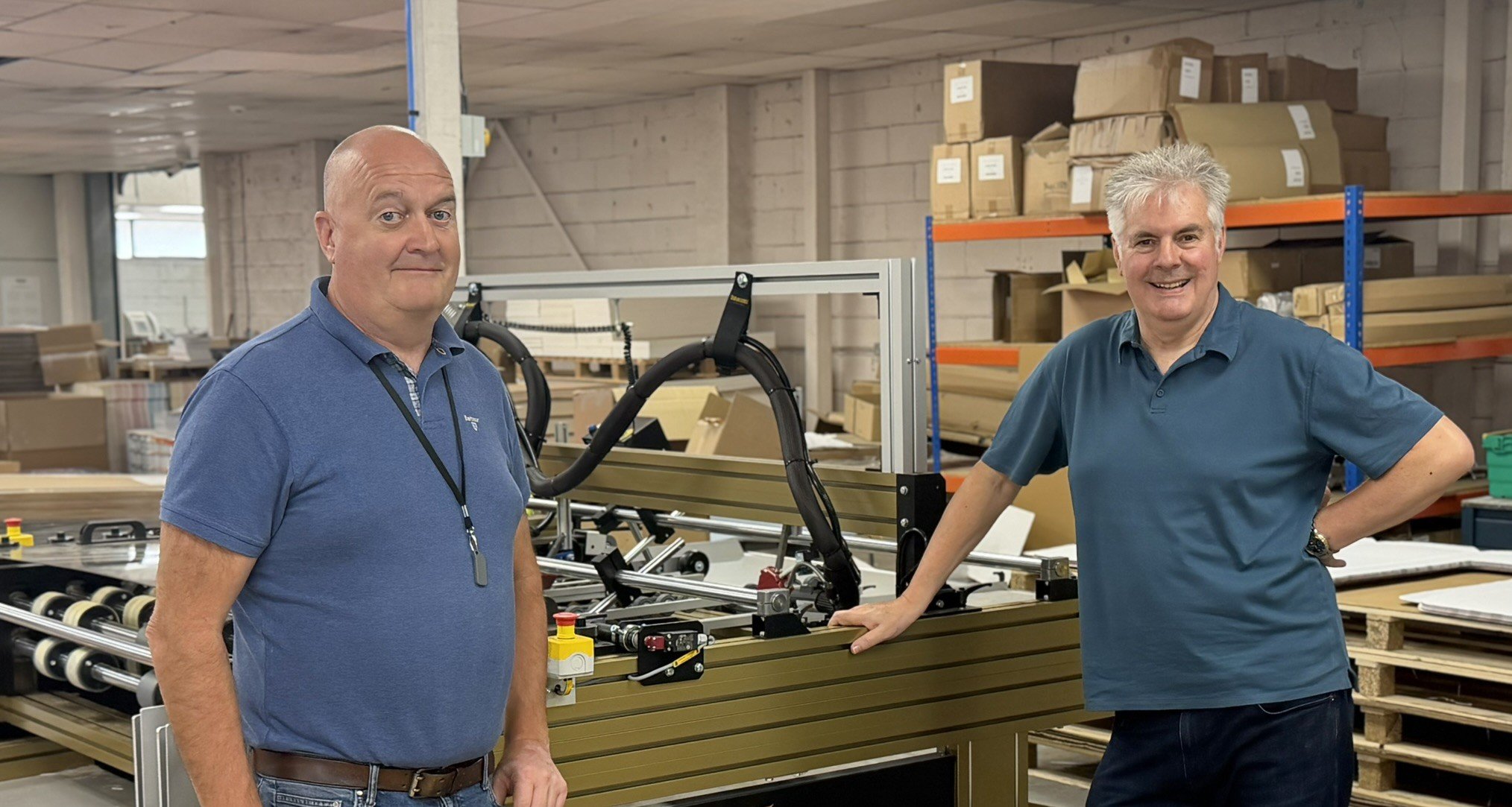 Lamina 1800 Gluer installed at SMP Group.