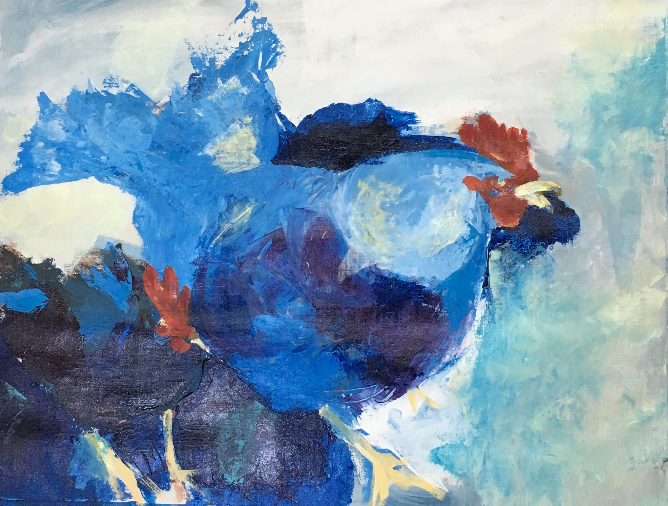  Acrylic on Linen  17 1/2" X 13"   SOLD  