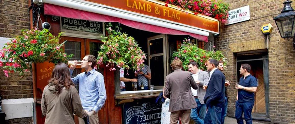 Best Pubs London ~ Lamb and Flag / Photo: lambandflagcoventgarden.co.uk
