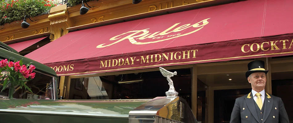 Best Bars London ~ Rules / Photo: rules.co.uk