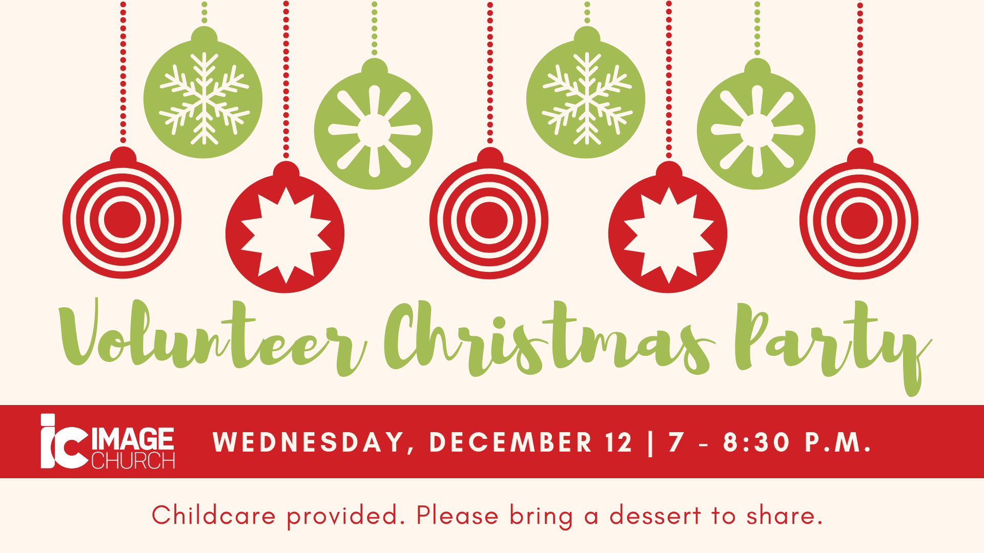 Volunteer Ministry Team Christmas Party