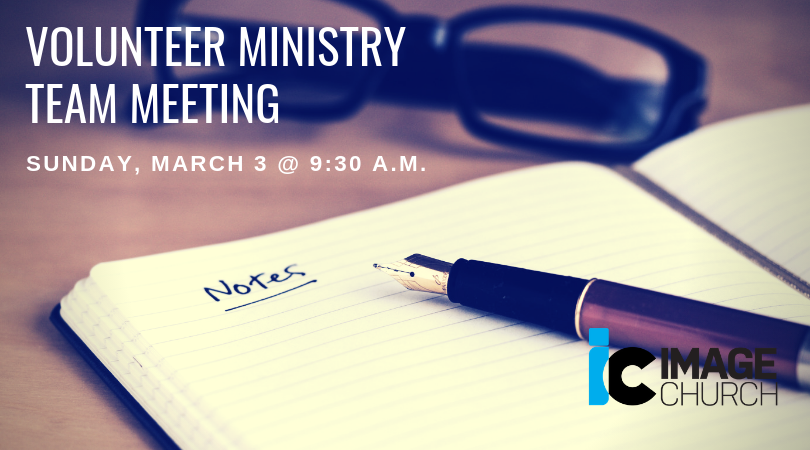 Volunteer Ministry Team Meeting