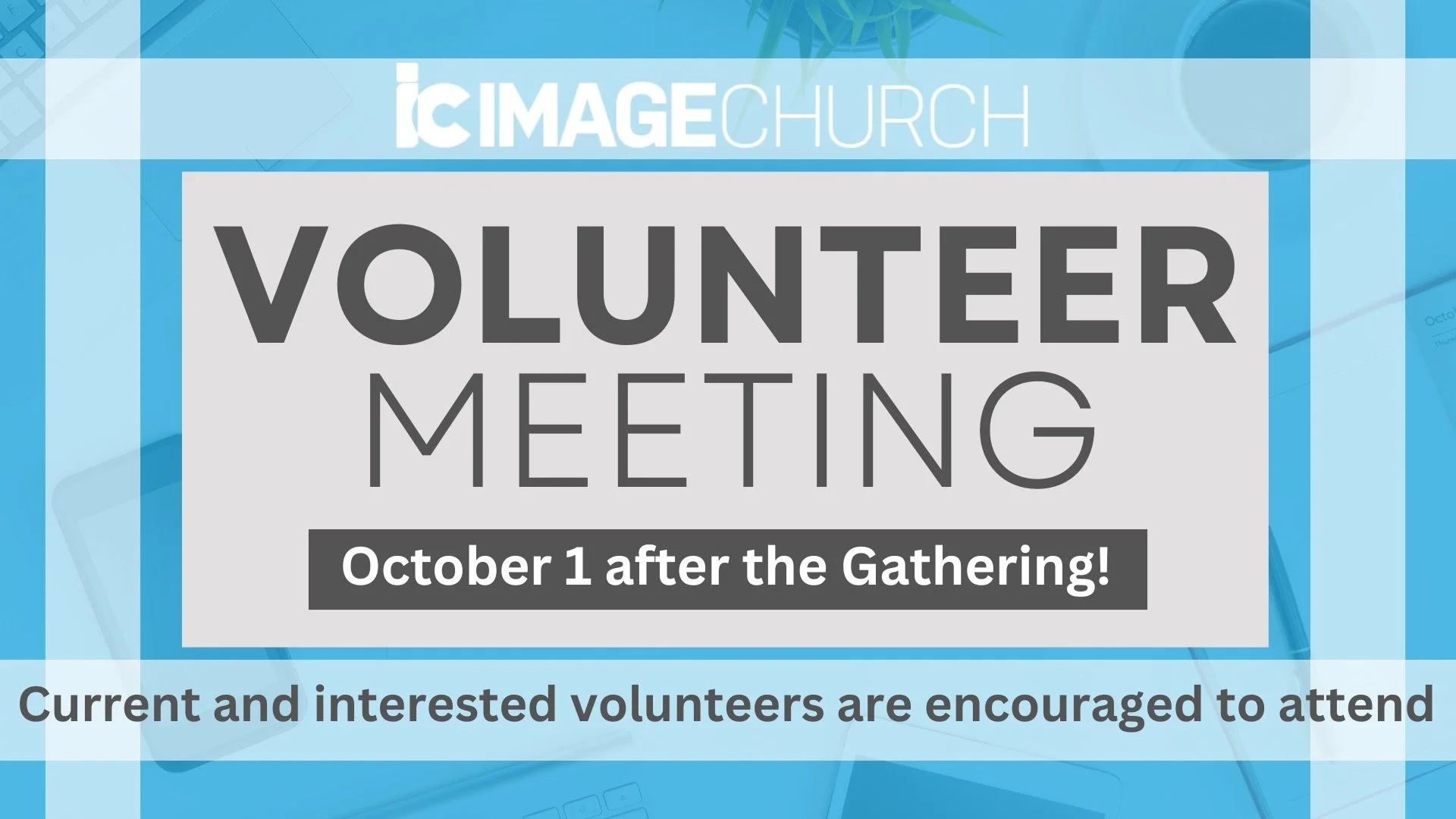 Volunteer Meeting