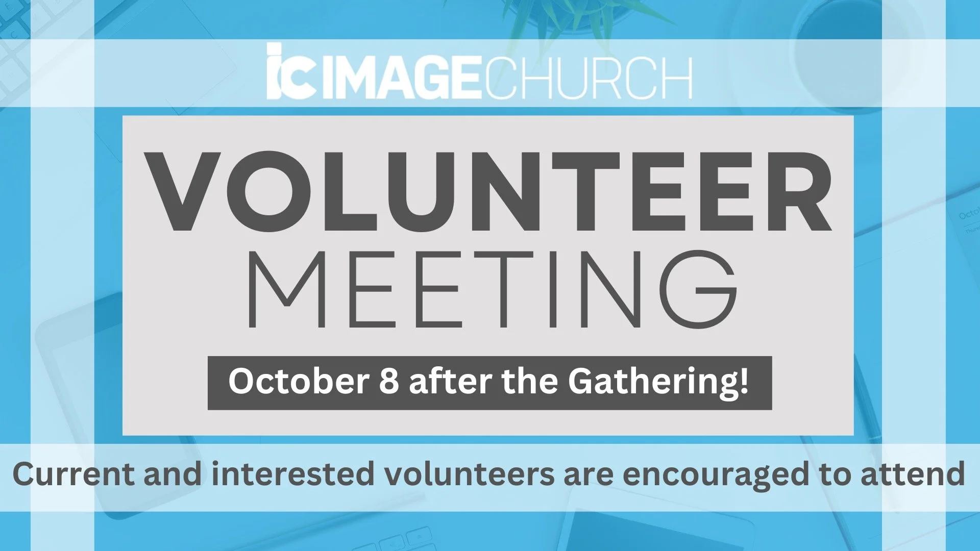 Volunteer Meeting