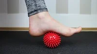 Trigger point balls, golf balls or thumbs are great for self-massages!