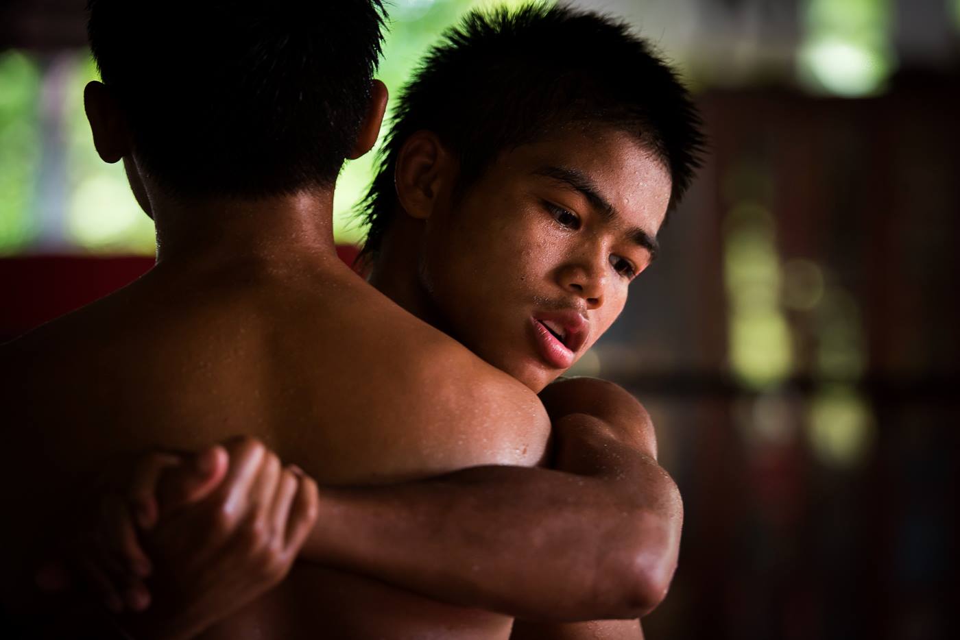Clinch work at the end of a session