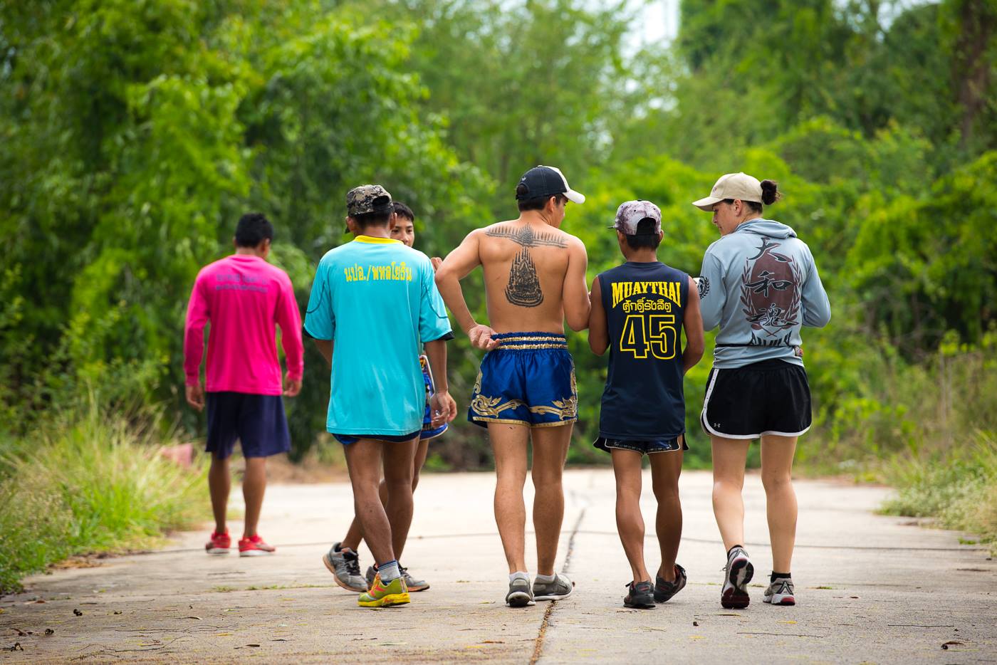 After the warm up run