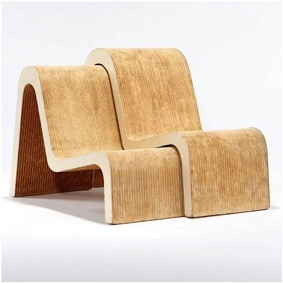 No more plastic chairs!! I wonder if this could be achieved with Hemp Cardboard ? The Cardboard Nesting Chairs by Frank O. Gehry; c1970. #reducewaste - #houseofsuisui - - #interiorslondon #residentialdesign #hospitalitydesign #residentialdevelopment #hoteldesign #boutiquehotelawards #furnituredesign #londondesign #londoninteriors #interiordesigner #designblog #interiorblog #interiormagazine #art #tatemodern #royalacademyofarts #theworldofinteriors #elledecor #shoreditchhouse #sayhito #vogueliving #ecodesign #instainterior #instadecor #instadesign #hoteldevelopment #deezeen #wallpapermag
