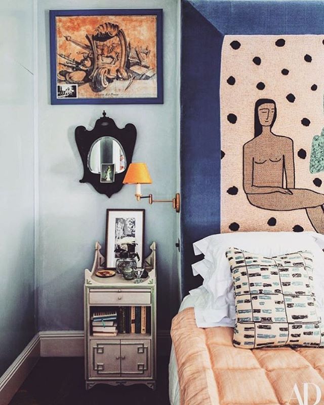 We love this bedroom by @beataheuman Our favourite element is the headboard which was made from an old throw. Adds such character and individuality to the room. In love 😍 - #houseofsuisui - - #interiorslondon #residentialdesign #hospitalitydesign #residentialdevelopment #hoteldesign #boutiquehotelawards #furnituredesign #londondesign #londoninteriors #interiordesigner #designblog #interiorblog #interiormagazine #art #tatemodern #royalacademyofarts #theworldofinteriors #elledecor #shoreditchhouse #sayhito #vogueliving #britishdesign #instainterior #instadecor #instadesign #hoteldevelopment #deezeen #wallpapermag