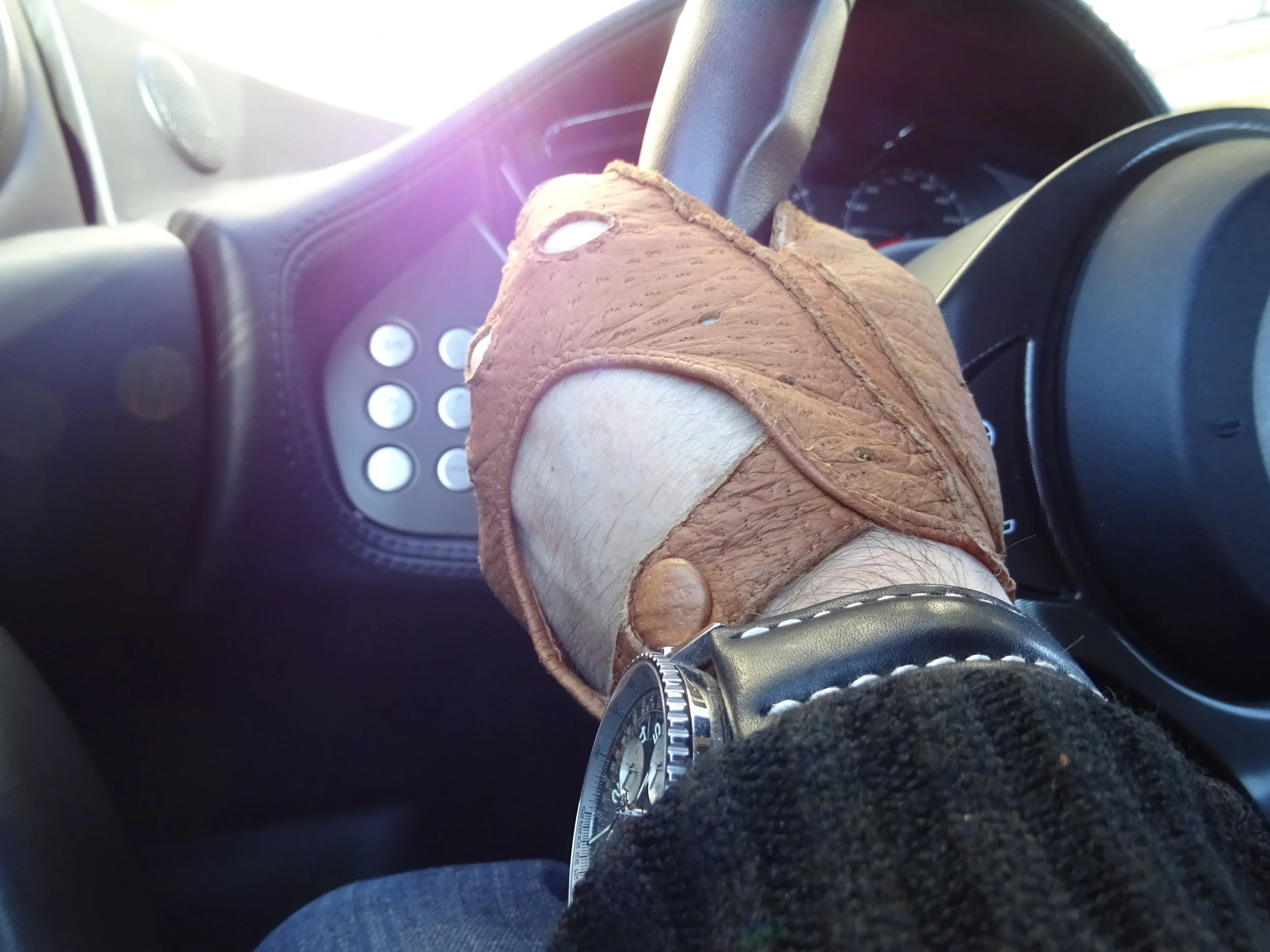 Peccary Driving Gloves