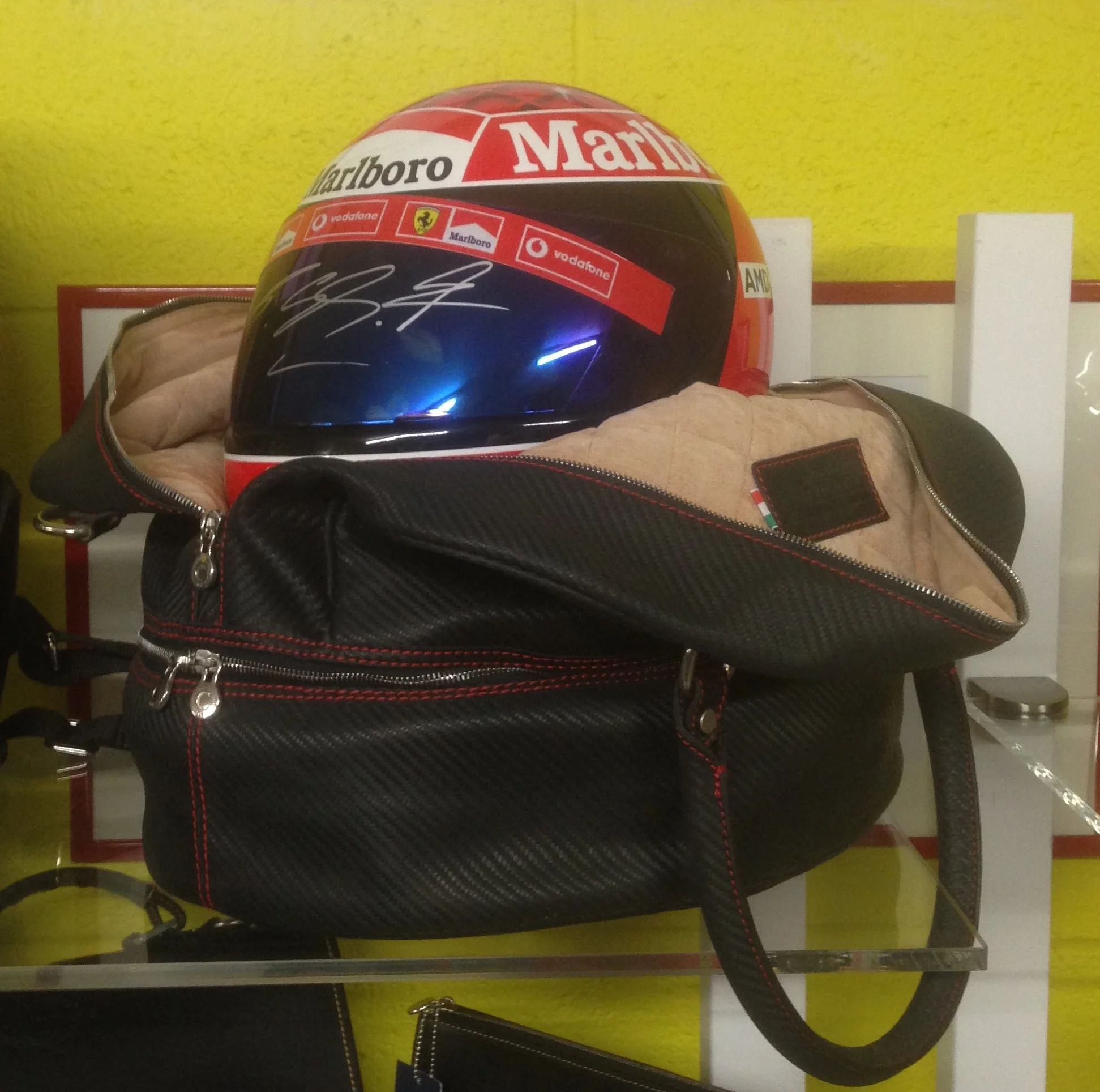 CF Leather Helmet Bag